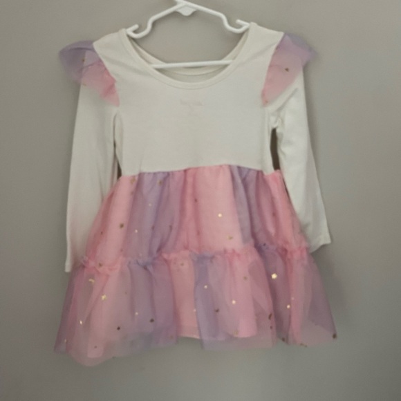 Cat & Jack Pink Dress with Gold Details Size 3T NWT - Picture 6 of 6